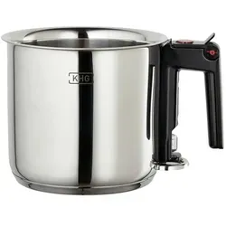 KHG Simmertopf aus Edelstahl, silber, 14 cm hoch von ELO