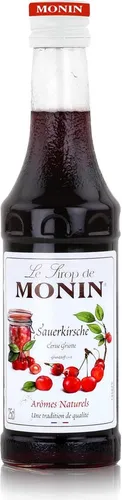 Monin Sauerkirsche Sirup 250 ml - Für Cocktail und Kaffee (1er Pack)