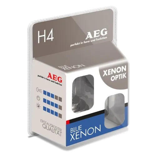 AEG H4 Blue Xenon Optik, 60/55W, 2er
