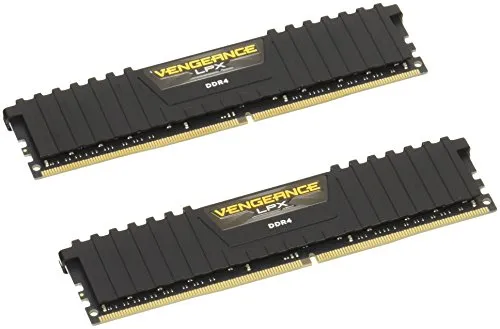 Corsair Vengeance LPX 32GB DDR4 2133MHz Arbeitsspeicher Kit - Arbeitsspeicher mit Aluminium Heatspreader für optimale Kühlung und stabilen Betrieb. Ideal für Intel- und AMD-Systeme, sorgt für hohe Leistung und Kompatibilität.