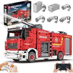 REOBRIX 22008 | RC Feuerwehr Einsatzfahrzeug Technic Konstruktionsset