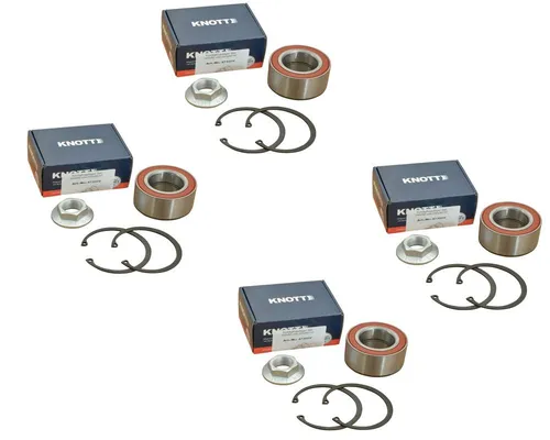 Radlager Set für zwei Achsen - Knott 47306V - Karosserie & Fahrwerk, hochwertiges Radlager-Set mit präzisen Abmessungen für optimale Leistung und Langlebigkeit.