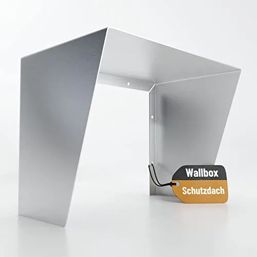 ABSINA Edelstahl Dach für Wallbox in grau von ABSINA