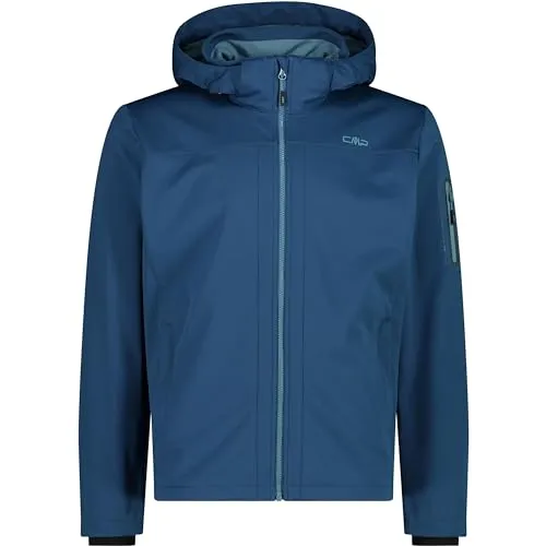 CMP Softshelljacke Dunkelblau Größe 52 für Herren - Funktionsjacken mit ClimaProtect-Technologie: wasserdicht, atmungsaktiv und winddicht für besten Komfort bei Outdoor-Aktivitäten.