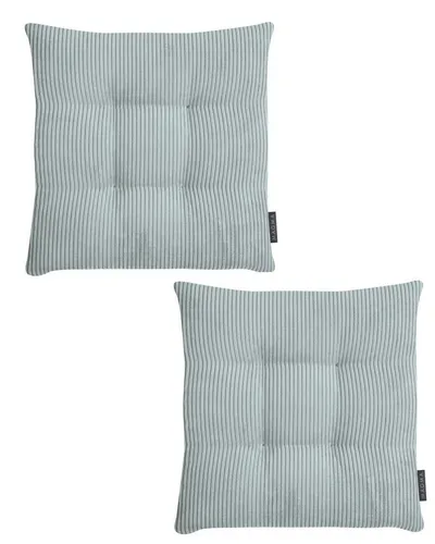 Magma Heimtex Stuhlkissen 2er Set Inga - Kissen 2er Set Inga, ca. 35x35x5 cm, aus strapazierfähigem Cordstoff für optimalen Sitzkomfort und stilvolles Design. Ideal für Esszimmer, Büro oder Garten.
