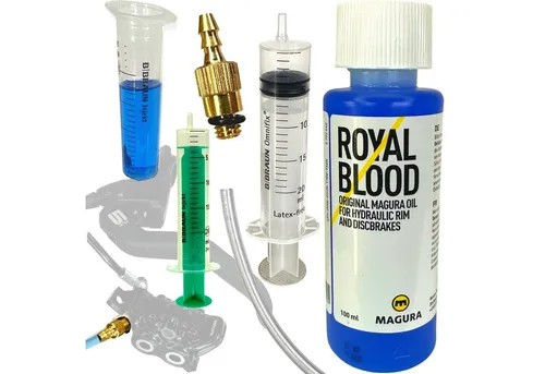 Produktbild Fantic26 Fahrrad-Montageständer Service Kit inkl. 100ml Royal Blood für MAGURA Scheibenbremsen