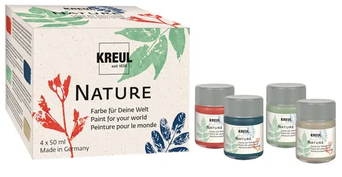 KREUL Kreativfarbe Nature 4 x 50 ml Set