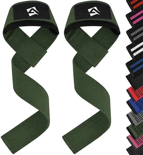 AQF Zughilfen Krafttraining, Gepolsterte Lifting Straps für Kreuzheben