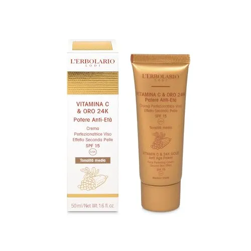 L'erbolario Creme Schutz Gesicht Vitamin C & Gold 24K
