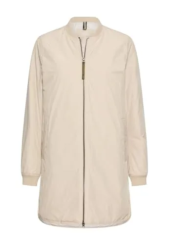 camel active Damen Wasserabweisender Mantel aus reinem Polyester - Damen-Mäntel, wasserabweisend und winddicht für optimalen Schutz, ideal für wechselhaftes Wetter mit stylischem Bomberkragen.