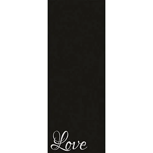Eurographics Silver Love 30x80 Magnettafel, Glas, schwarz, 80 x 30 x 2 cm