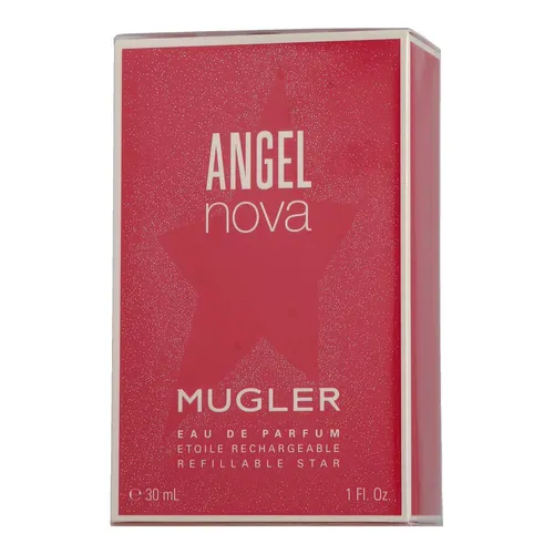 Thierry Mugler Angel Nova Edp Spray 30ml - Damenduft mit fruchtig-floralem Charakter, der Himbeere und Damaszener Rose vereint. Der umweltfreundliche, nachfüllbare Flakon bietet nicht nur Stil, sondern auch Nachhaltigkeit.