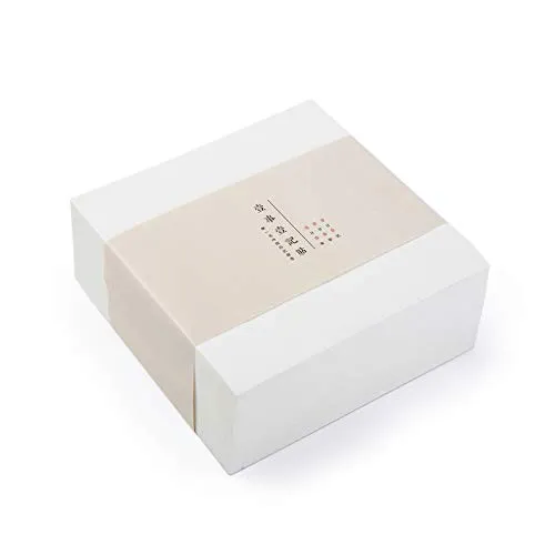 VANRA Haftnotizen 10 x 10 cm, selbstklebende Haftnotizen, Mini-Notizwürfel, Notizblock, starke Haftnotizen, 400 Blatt/Würfel (weiß)