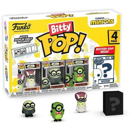 Minions Bitty POP! Vinyl Figuren 4er-Pack Frankenbob 2,5 cm
