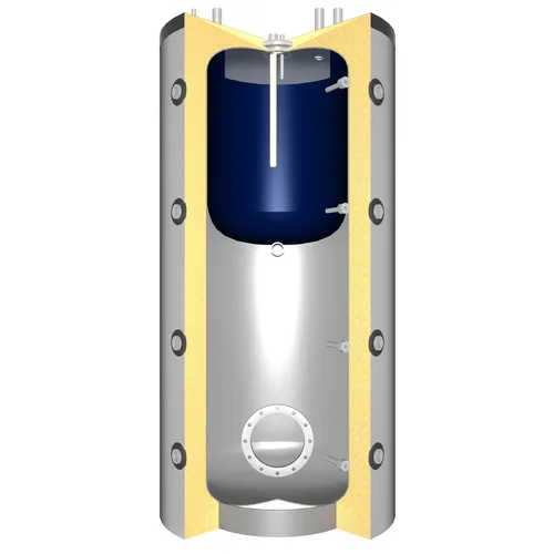 Pufferspeicher 825 L mit Brauchwasser