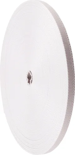 50m Rolladengurt auf Rolle | Farbe: Grau | 14/15 mm | Gurt Rolladen Rollladen Band Rollladengurt Rolladenband Rollladenband Rolloband