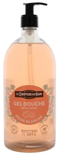 Le Comptoir du Bain Duschgel, Pfirsich, Weiß, 1 l