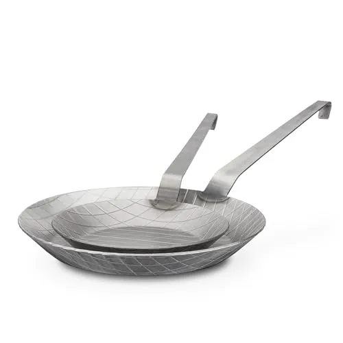 GSW Pfannen-Set, Eisen – 2-tlg. Bratpfannen für alle Herdarten - Pfannen-Set aus Eisen (Ø 28 cm & Ø 20 cm), backofenfest und spülmaschinengeeignet – ideal für vielseitiges Kochen auf Induktion, Elektro oder Gas.