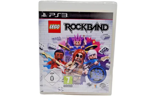 LEGO Rock Band für PS3 - Musikspiel - Musikspiel für Sony PlayStation 3, USK ab 0, mit Gebrauchsanleitung, ideal für Familien und Fans von LEGO und Musik!