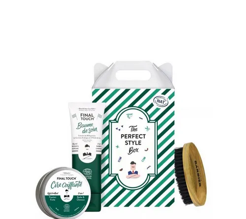 HairGecko Bartpflege-Set The Perfect Style Box, 3-tlg. für gepflegte Bärte - Hochwertiges Bartpflege-Set mit essentiellen Werkzeugen für einen stilvollen Look. Vegane Produkte mit natürlichen Inhaltsstoffen sorgen für geschmeidiges Haar und ein gepflegtes Erscheinungsbild.