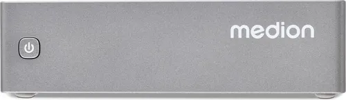 Medion Mini PC S06, Silber, Intel Core i3-1315U - Mini-PC mit 8 GB RAM und 512 GB SSD, kompakt und leistungsstark für effizientes Arbeiten und Entertainment.