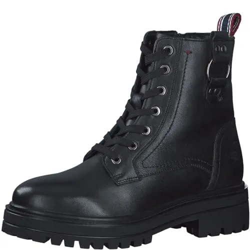 s.Oliver 5-25201-43 Stiefel schwarz 40 EU - Wanderschuhe mit sportlichem Stil, aus hochwertigem Leder, warm gefüttert für optimalen Komfort bei kühlen Temperaturen.