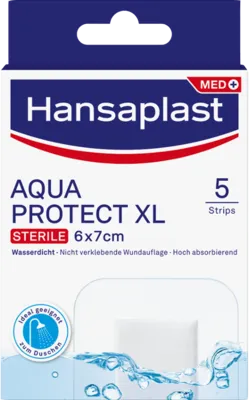 Hansaplast Wundverband Aqua Protect XL 6x7 cm