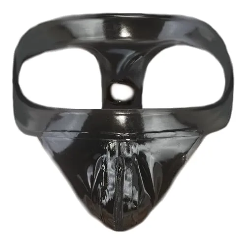 Latex String mit Reißverschluss und hinten Cockring 4 cm Size:XXL