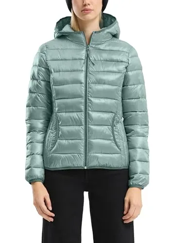 Leichte Outdoor-Jacke mit Kapuze - Funktionsjacke, leicht wattiert und ideal für Outdoor-Aktivitäten bei wechselhaftem Wetter.