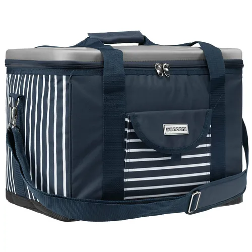 anndora Kühltasche XL Navy blau weiß 40 Liter in blau von anndora