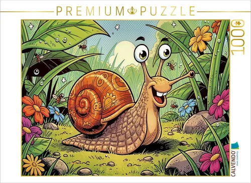 CALVENDO Puzzle Achtung! Turbo Schnecke im Anmarsch