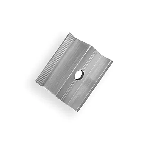 Sunex Aluminium Solar Endklemme PV Solarpanelen Befestigung Photovoltaik Randklemme Montageschiene Zubehör für Modulhöhe 35mm Solarmodul halterung Klemme zur Montage von Aluminiumprofilen