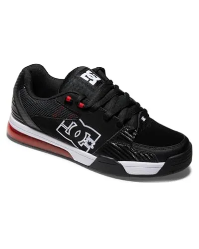 DC Shoes Versatile Sneaker schwarz 44 EU - Sneaker in Größe 44, aus hochwertigem Leder und Synthetik, mit sportlichem Design für optimalen Tragekomfort und Stil im Alltag.
