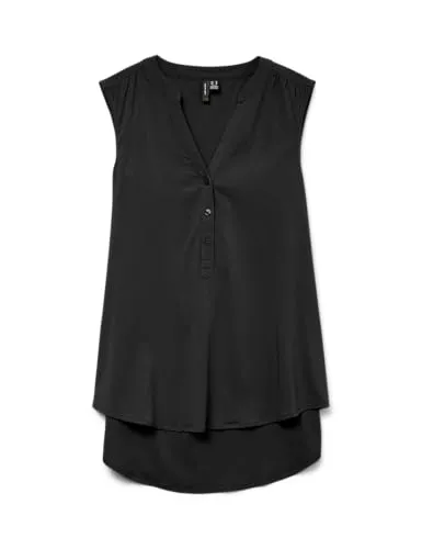 VERO MODA Vmbella Sl V-Neck Top WVN Ga Noos