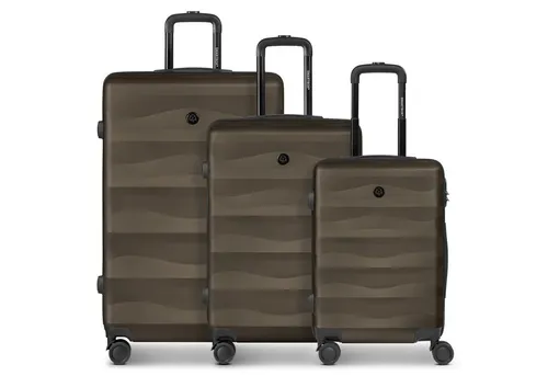 SMARTBOX Hartschalen Koffer-Set 3-teilig für Damen & Herren - Koffer | Hochwertiges und robustes ABS-Material, leicht und stabil mit 4-Doppelrollen und Zahlenschloss für sicheres Reisen.