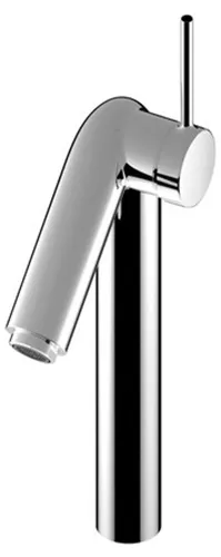 Keuco Einhebel-Waschtischmischer 150 - Moderne Waschbecken-Armatur, hochglanz-verchromt und ohne Zugstangen-Ablaufgarnitur, ideal für ein elegantes Badezimmer-Design.