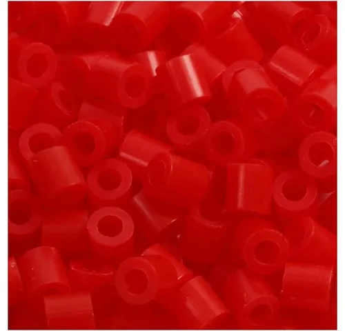 NABBI Bügelperlen PhotoPearls® Perlen Ø 5mm, 1.100 Stk., hellrot (19)
