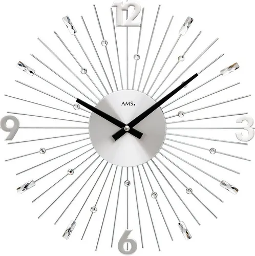 AMS Wanduhr W9652 – Elegante Quarzuhr für jeden Raum von AMS