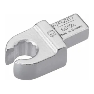 Hazet 6612C-10 Einsteckringschlüssel - Einsteckringschlüssel mit verchromter Oberfläche, Made in Germany, ideal für präzise Anpassungen in der Werkstatt.