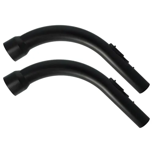 vhbw 2x Griff kompatibel mit Miele S512, S512-1, S513, S514, S514-1 Staubsauger - Handgriff, Ersatzteil, 35 mm Anschluss, 34 cm Lang