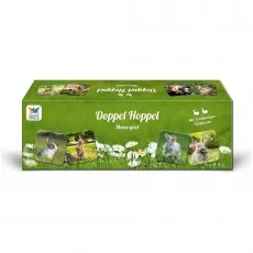 Starnberger Spiele - Doppel Hoppel Memospiel - Gesellschaftsspiel für 2-6 Personen ab 6 Jahren: Fördert Gedächtnis und Konzentration mit 36 niedlichen Bildpaaren. Ideal als Geschenk für Hasenliebhaber und perfekte Unterhaltung für die ganze Familie.