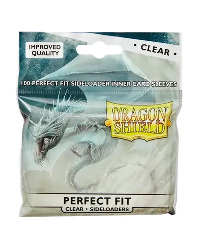Dragon Shield Standard Perfect Fit Sideloading Sleeves Clear/Clear (100 Sleeves)