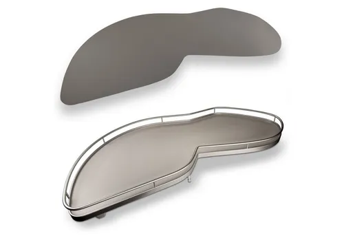 SO-TECH® Schubladeneinsatz SET Antirutschmatte Orga-Grip silbergrau, für LeMans mit Türbreite 45 - 60 cm