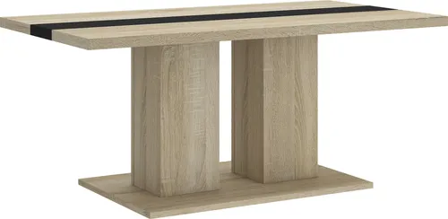 Masseno Countisch CASTELLA, Eiche Sonoma, 110x52,7x52,7cm, Rechteckig Beistelltisch, Modern Wohnzimmertisch für Couch aus Laminierte Spanplatte