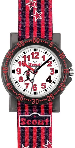 Scout Kinderuhr für Jungen Analog Quarz mit Textilband 280375006