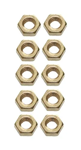 Sechskantmutter Mutter M5 Messing DIN 934 10 Stück (0127)