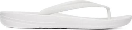 Fitflop Damen IQUSHION FLIP Flop-SOLID Zehentrenner, Urban White, 37 EU - Sandalen mit rutschfester Gummisohle, ideal für den Sommer und bequem für den Alltag.