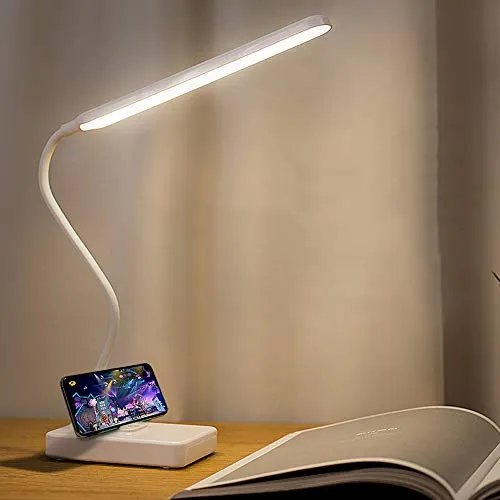 MAYTHANK Kabellose Leselampe - Aufladbar 2400mah Akku LED - Schreibtischlampe mit 30 augenschonenden LEDs, tragbar und kabellos. Ideal für Bücherliebhaber mit 3 Farbmodi und dimmbarer Helligkeit für perfektes Licht beim Lesen.