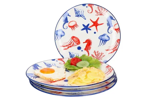 Ritzenhoff & Breker Speiseteller 4er Set Seestern Seaside von Ritzenhoff & Breker