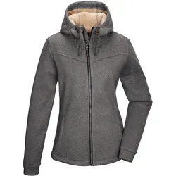 G.I.G.A. DX Fleecejacke GW 38 WMN KNTFLC JCKT - Funktionsjacken mit weichem Teddyfutter und verstellbarer Kapuze für optimalen Komfort beim Outdoor-Aktivitäten.